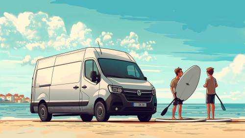 rent van spain for paddle surfing