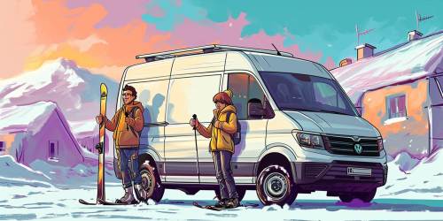 rent van spain for ski gear