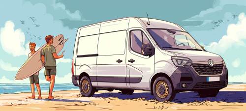 rent van spain for surfing